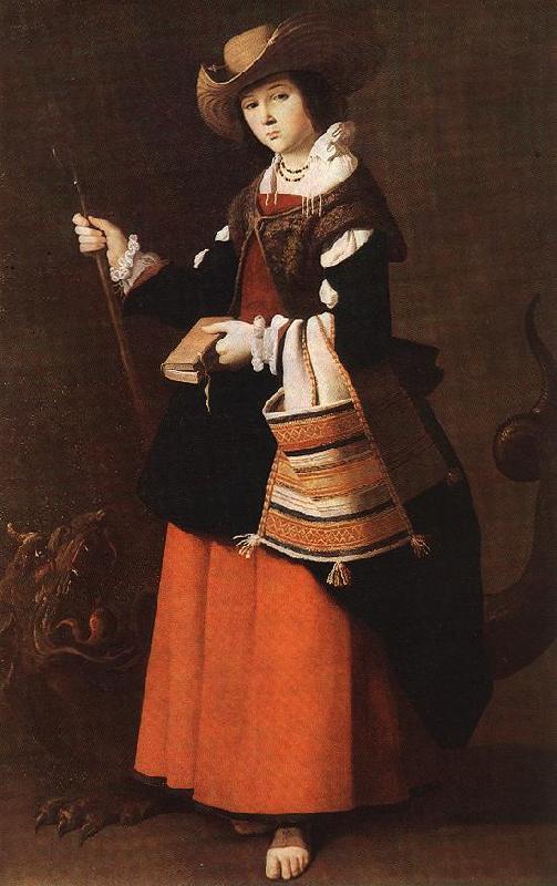 Francisco de Zurbaran St Margaret oil painting picture